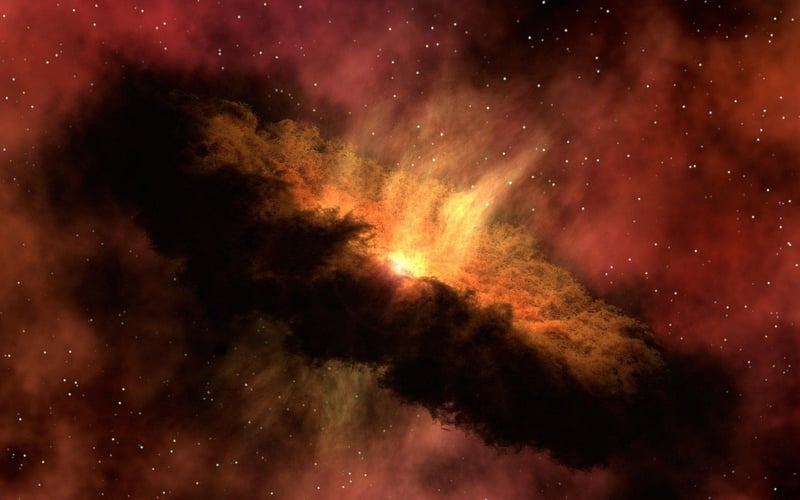 Spacecraft in space